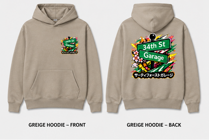 34th Street Garage Cherry Slide Hoodie